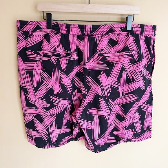 OPEN EDIT Pink & Black Men's Board Shorts - Size XL - Picture 3 of 6